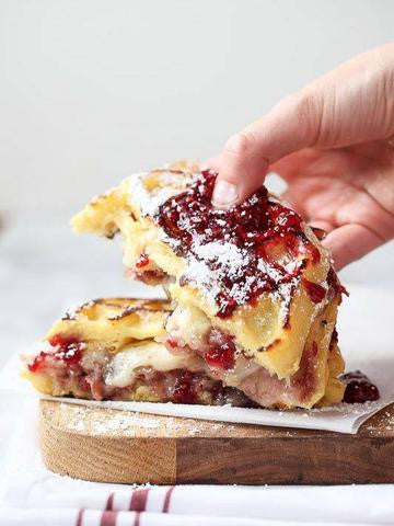 Monte Cristo-Jam Waffle Sandwich