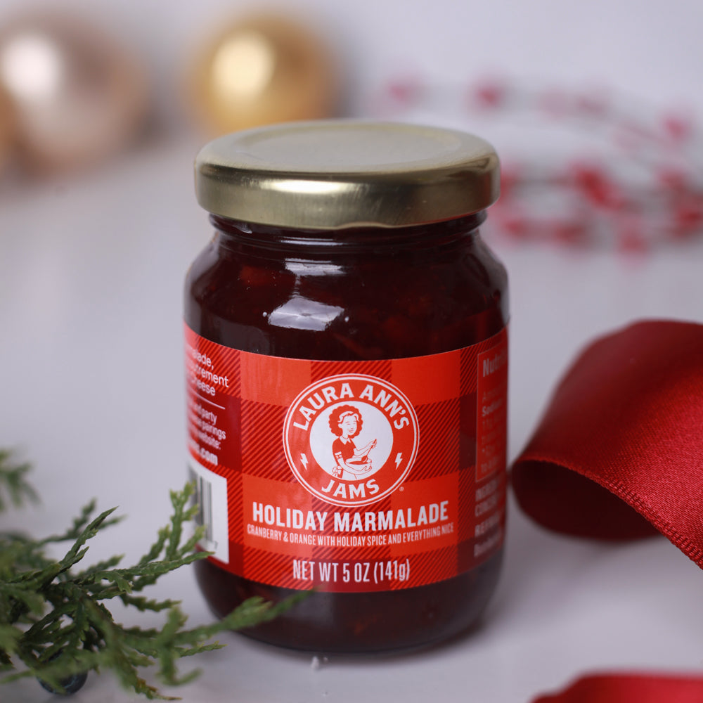 5oz Holiday Marmalade (Valencia Orange with Cranberry & light holiday spice).