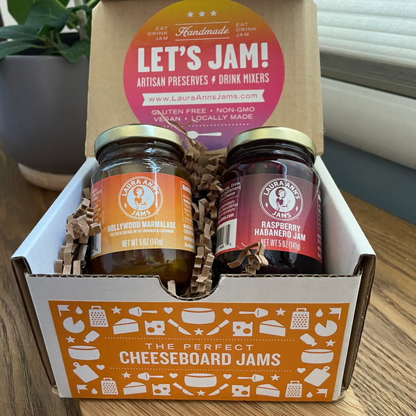 🎁 CHEESEBOARD JAMS  2pk 5oz Gift Box